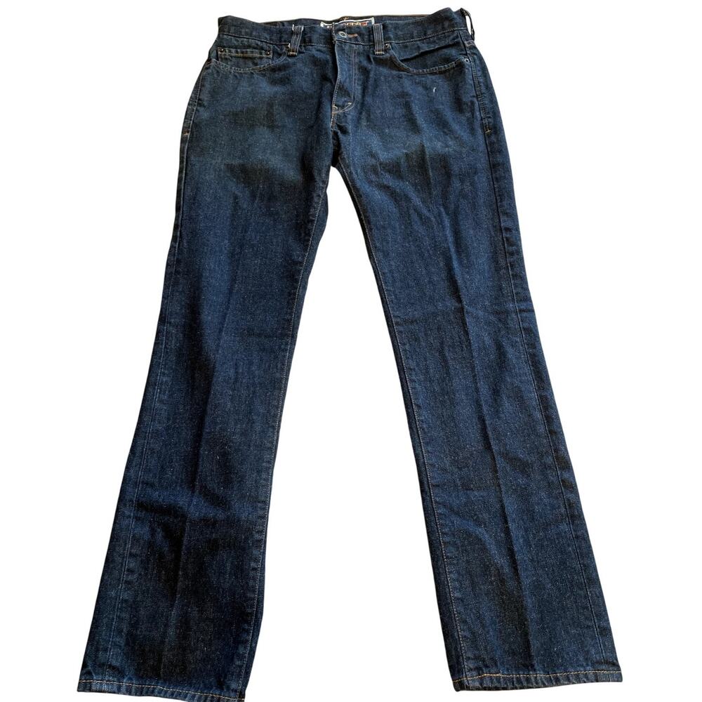 Levi's Y2K Style Skinny 511 Dark Wash 100% Cotton Mens Jeans 36W/32L Retro Denim